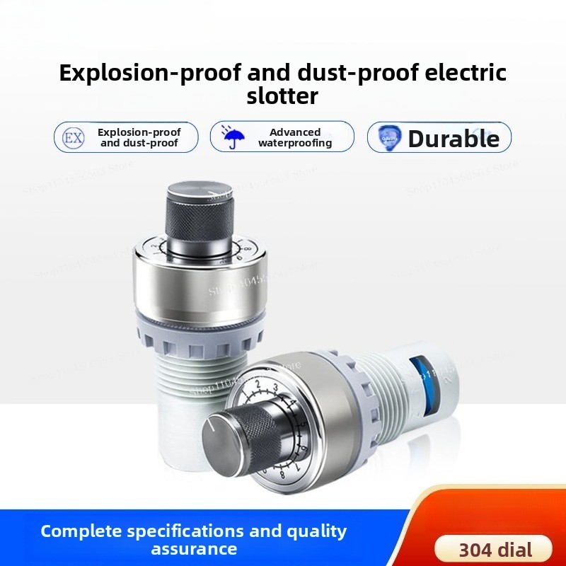 Potentiometer 10K - 8055S Explosion-Proof Dust-Proof Potentiometer, Precision Single-Turn