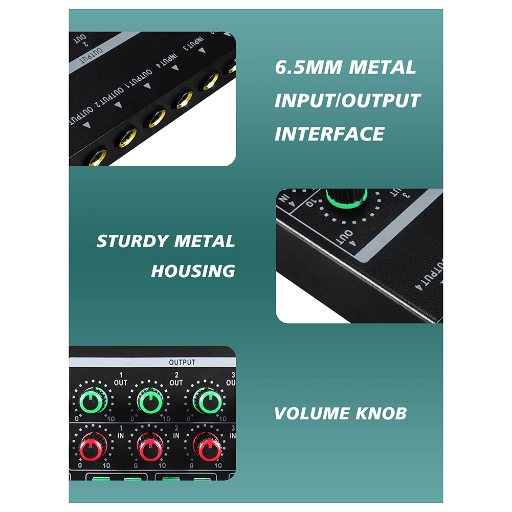 (MEOF] -LQ04 4-Channel Mixer 4 - đánh giá và giá Headphone Amplifier