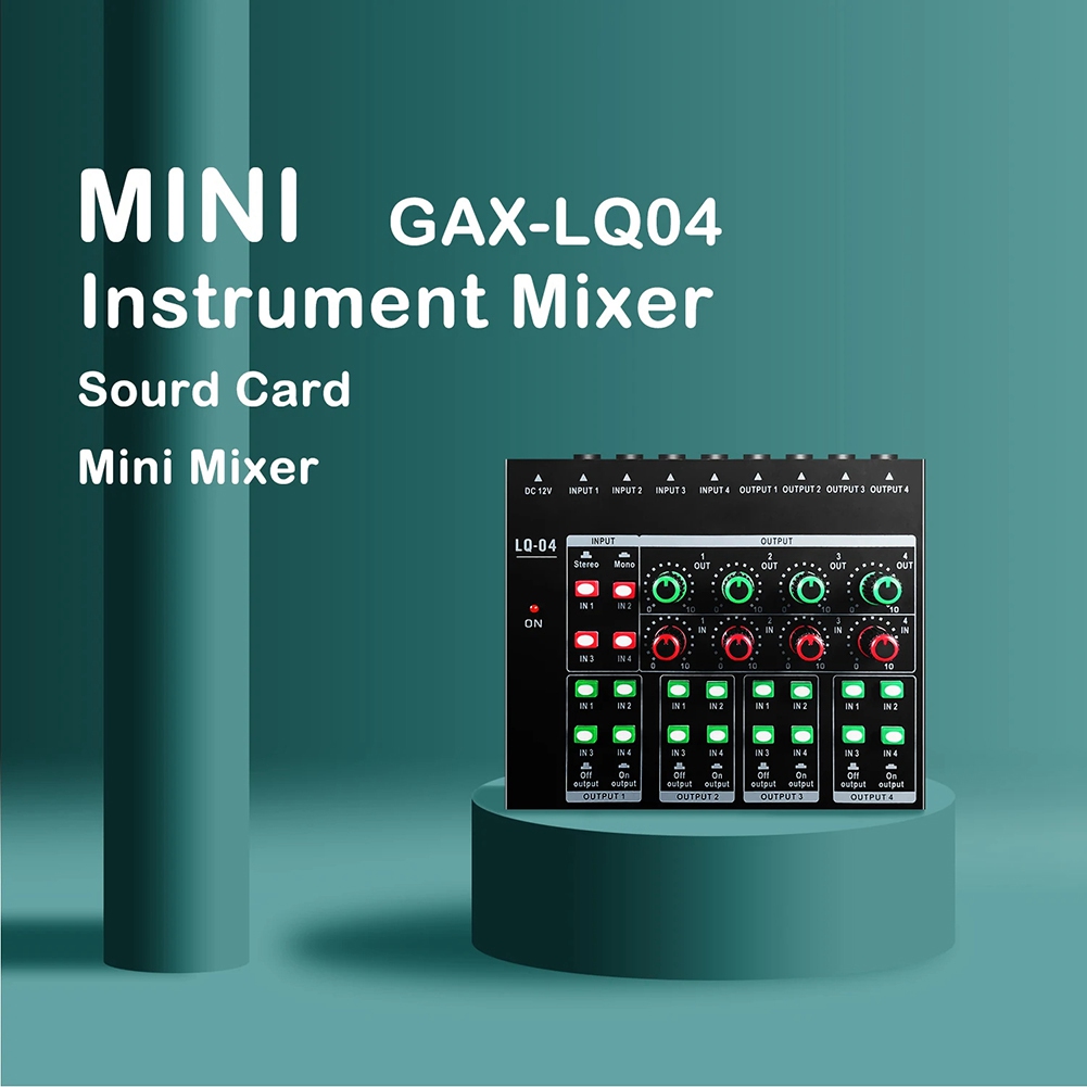 (MEOF] -LQ04 4-Channel Mixer 4 - đánh giá và giá Headphone Amplifier
