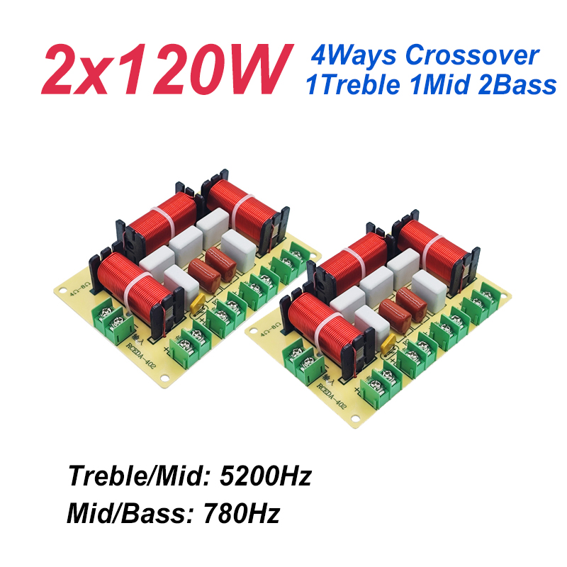 2Pcs 120W Speaker Crossover 4W - đánh giá và giá Speaker Crossover