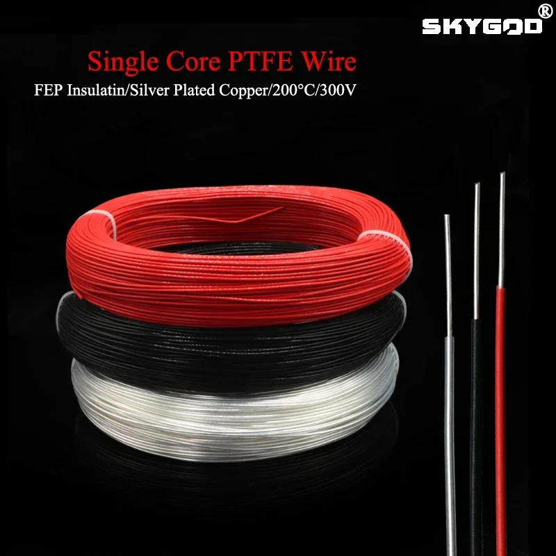 2/5/10/20/50M  Single Core PTF - đánh giá và giá Audio Jumper Wire
