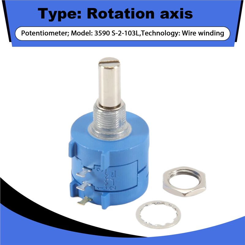 M01K 3590S-2-103L 10K Ohm 10-T - đánh giá và giá Potentiometer 10K