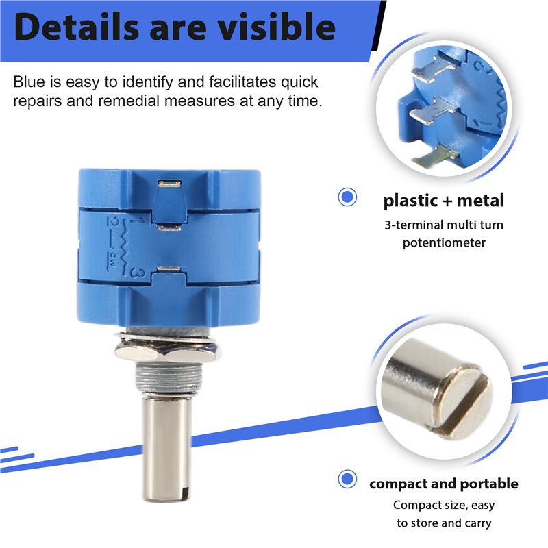 M01K 3590S-2-103L 10K Ohm 10-T - đánh giá và giá Potentiometer 10K