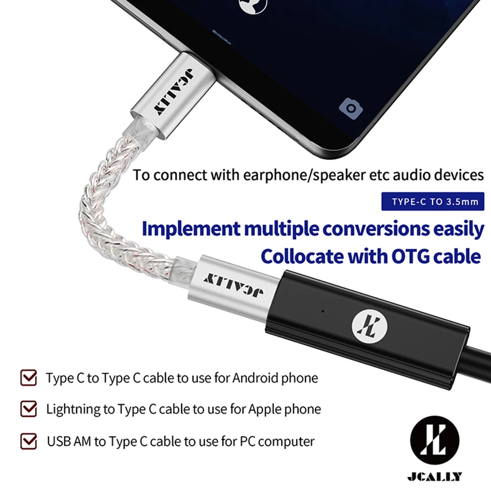 JCALLY AP7 Portable DAC Amplif - đánh giá và giá Headphone Amplifier