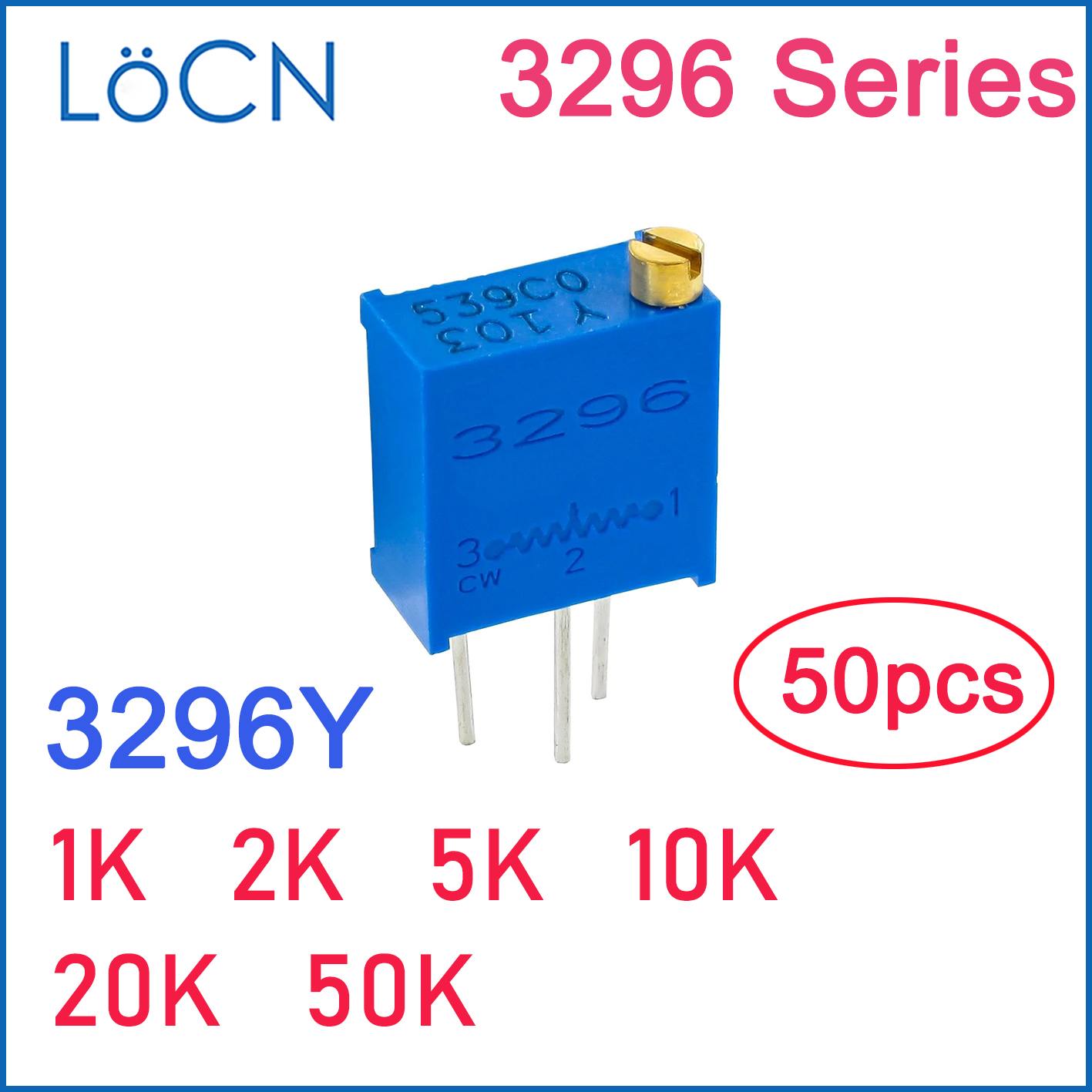 3296Y 1K 2K 5K 10K 20K 50K Viề - đánh giá và giá Potentiometer 10K