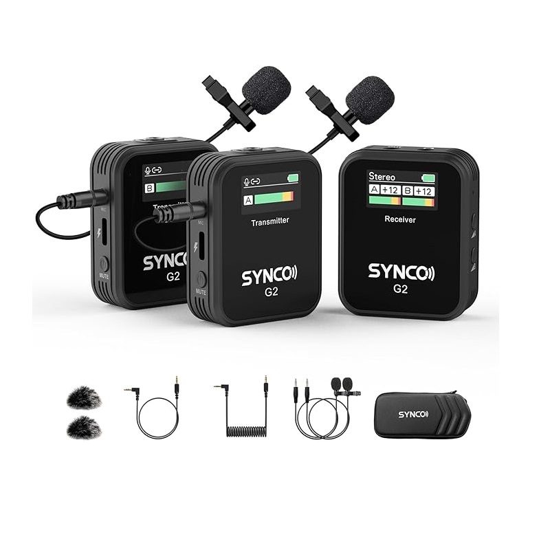 SYNCO Wireless Lavalier Microp - đánh giá và giá Condenser Microphone Kit