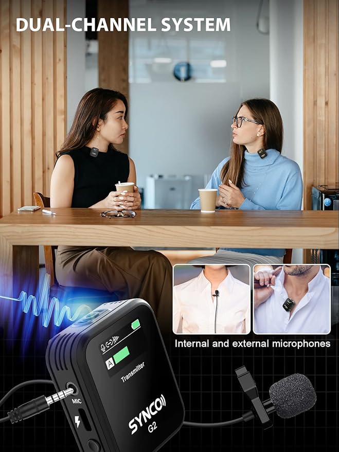SYNCO Wireless Lavalier Microp - đánh giá và giá Condenser Microphone Kit