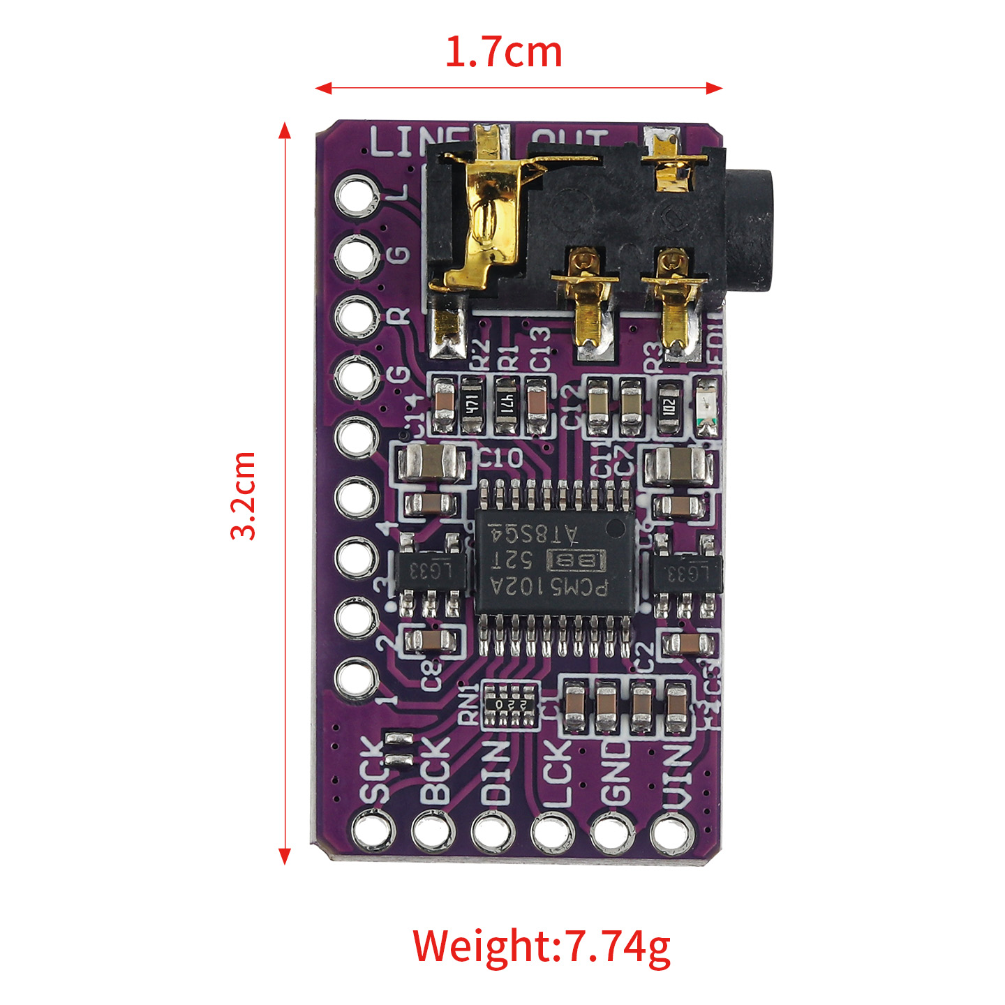 XCW  Interface I2S PCM5102A DA - đánh giá và giá Pcm5102