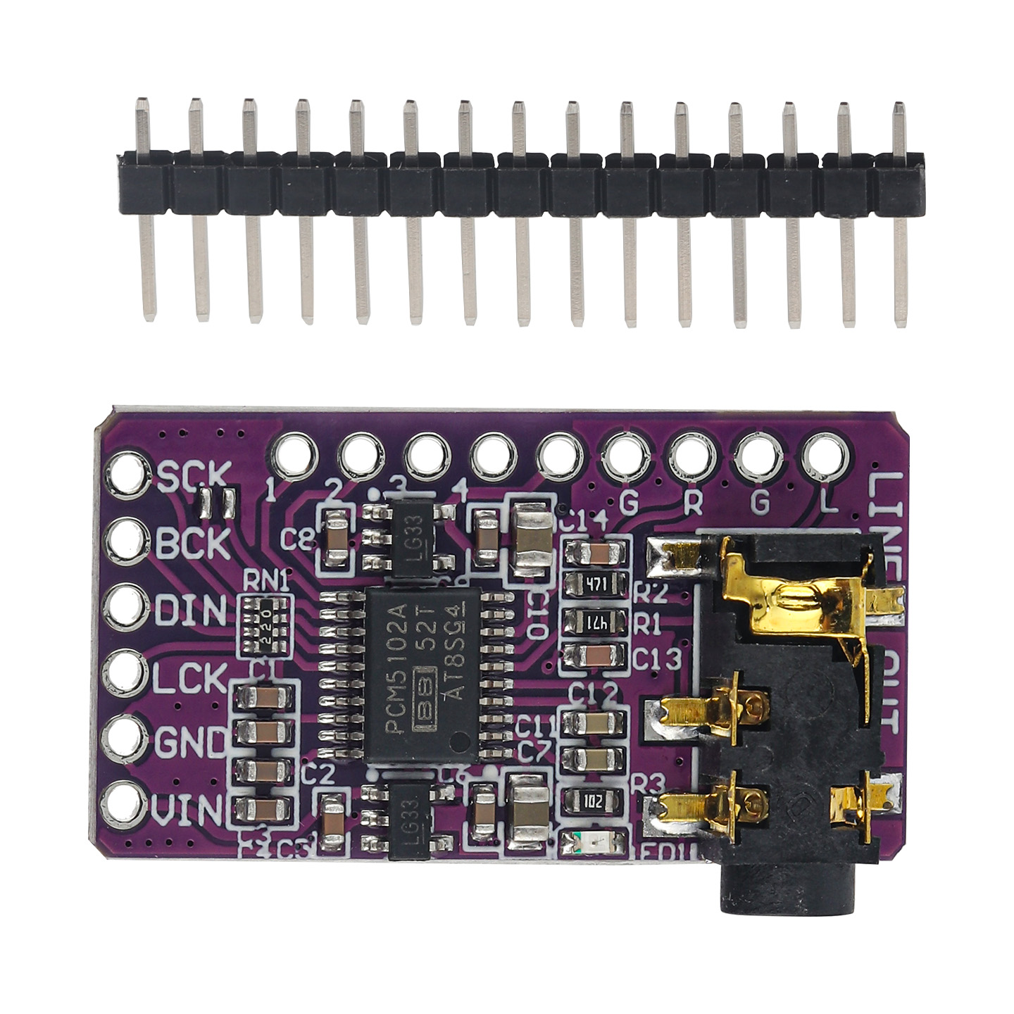 XCW  Interface I2S PCM5102A DA - đánh giá và giá Pcm5102