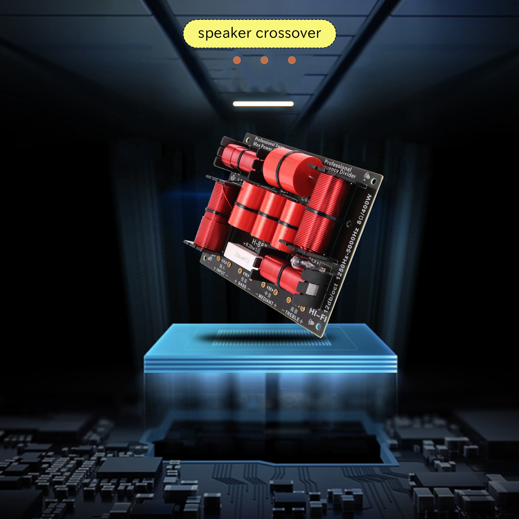 Excellent-400W 3 Way Crossover - đánh giá và giá Speaker Crossover