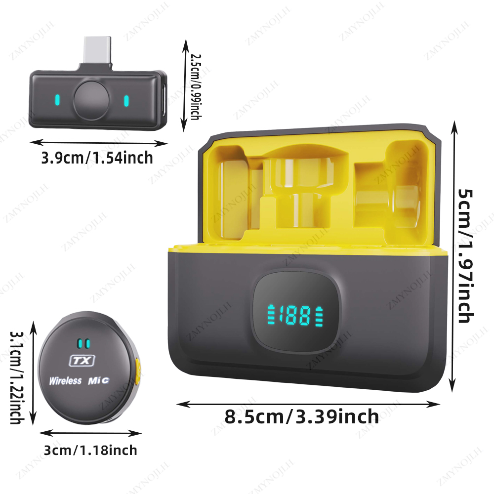2.4GHz Wireless Lavalier Micro - đánh giá và giá Condenser Microphone Kit